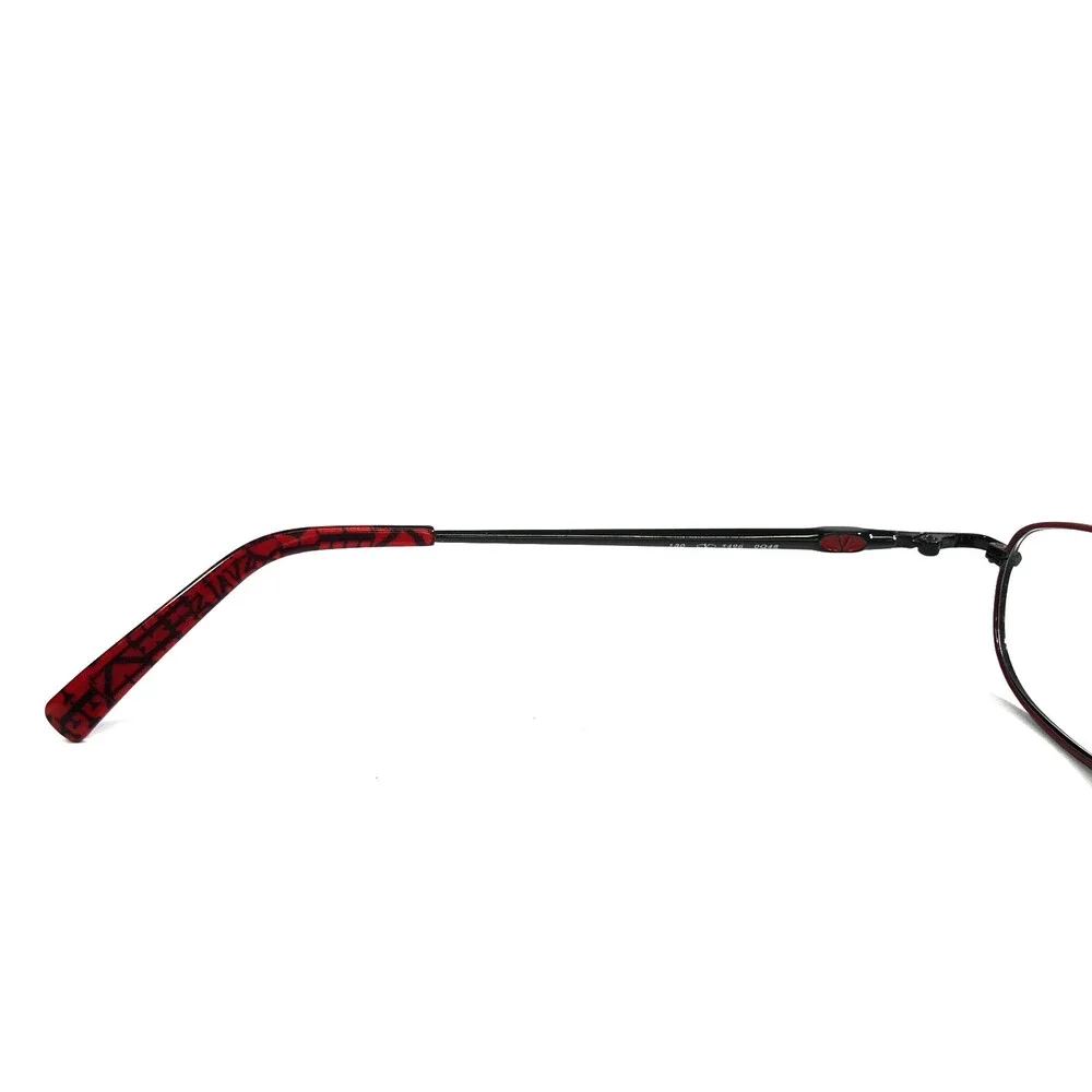 Vintage Valentino Petite Eyeglasses Frames 5496 0Q48 Black Red Oval 49-15-130